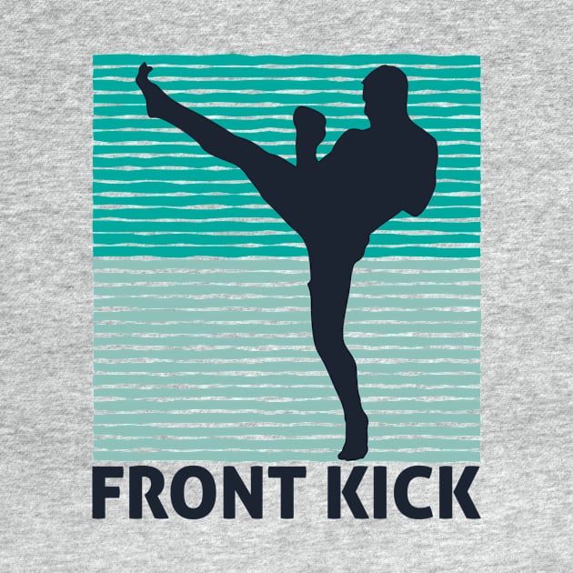 Cool kickboxing mma front kick by fight moves